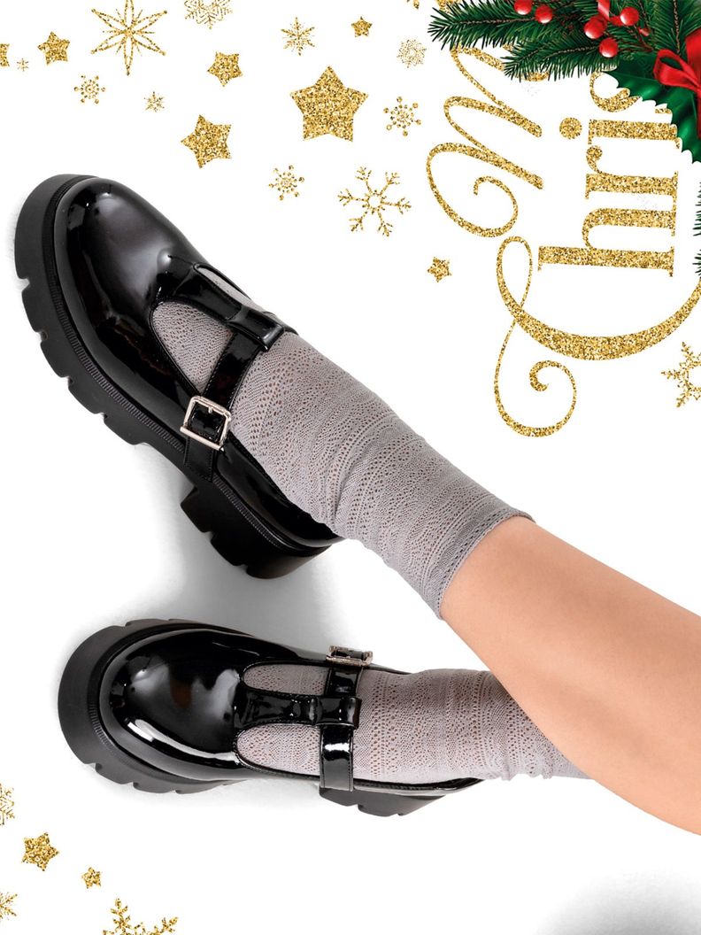 Zapatos Mary Jane Con Taco Casual Charol Mujer Weide GHE30-2