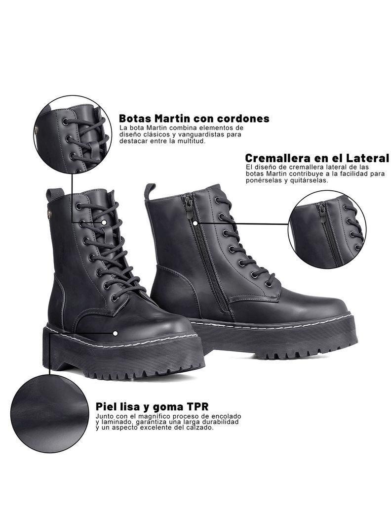 Botin Mujer Carlota Negro Weide-4