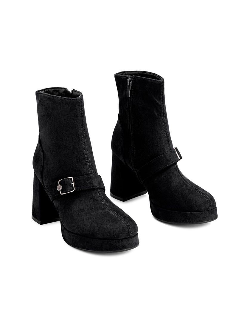 Botin Negro Casual Mujer Weide YL71-4