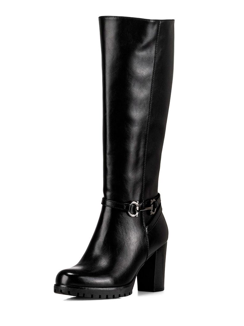 Bota Negro Casual Mujer Weide QBM01-0