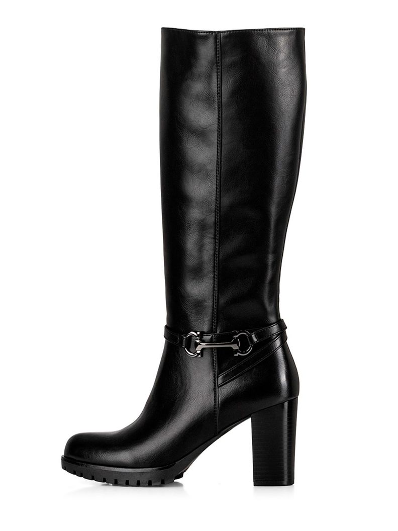 Bota Negro Casual Mujer Weide QBM01-4