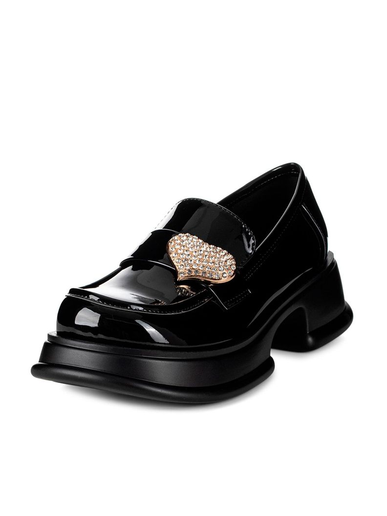 Mocasin Negro Casual Mujer Weide GH112-0