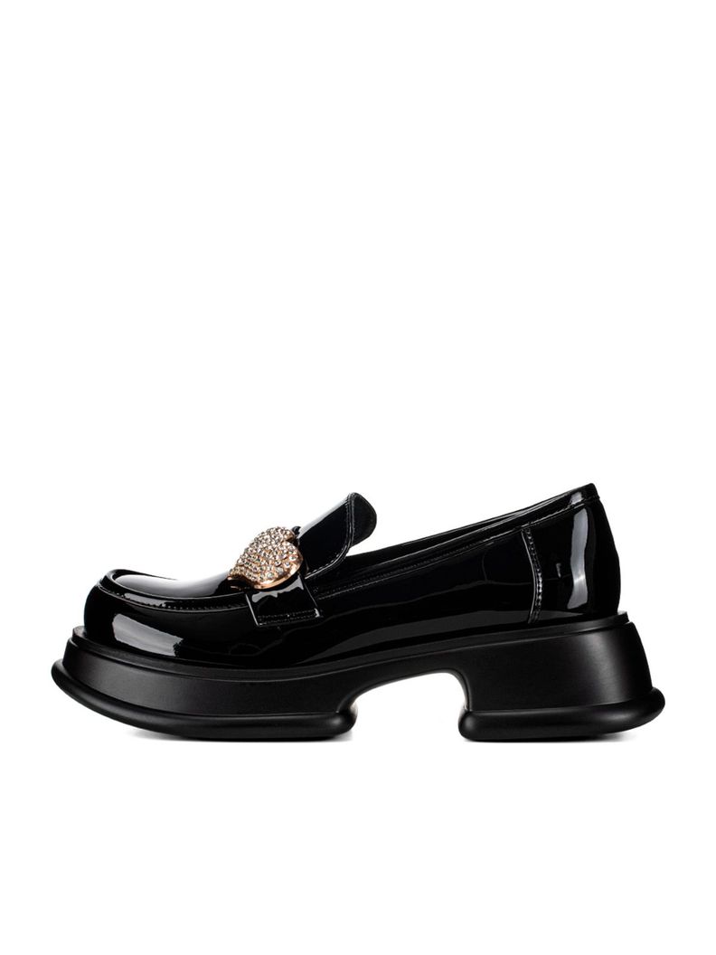 Mocasin Negro Casual Mujer Weide GH112-5