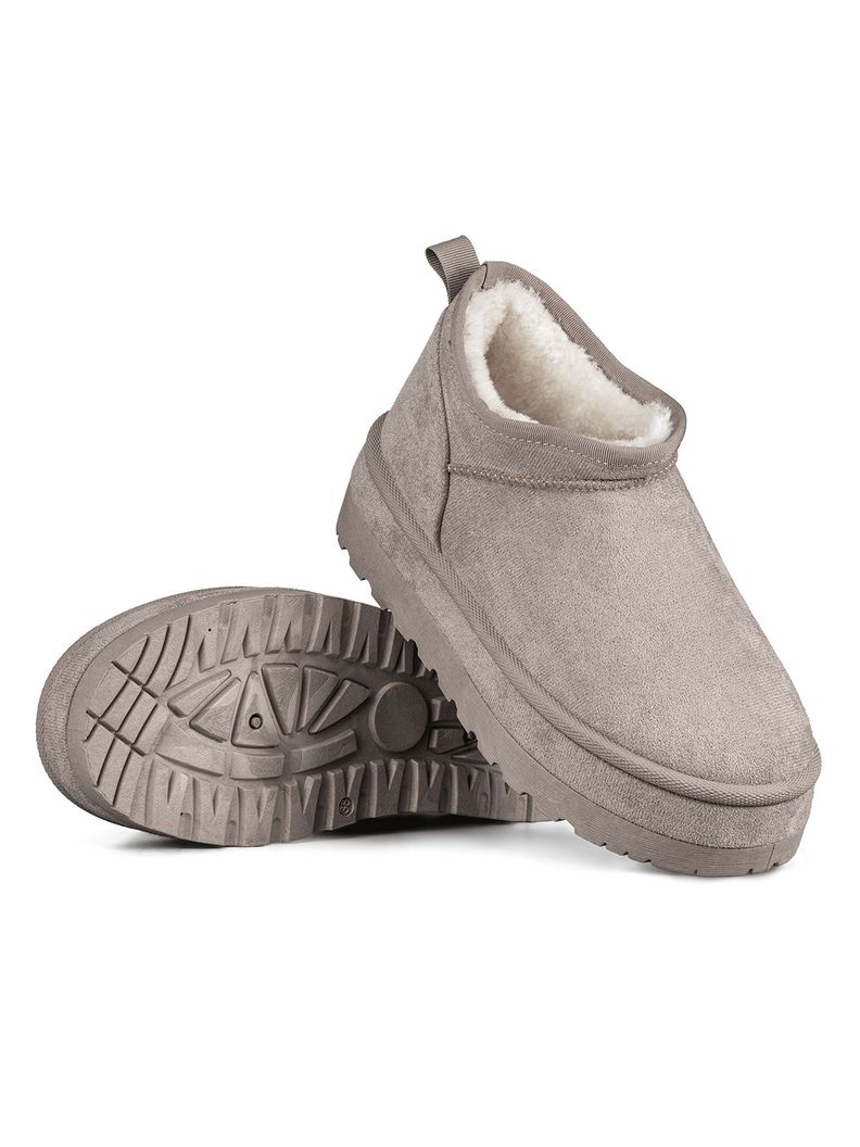 Botin Casual Mujer De Gamuza Comodo Weide LT200-3