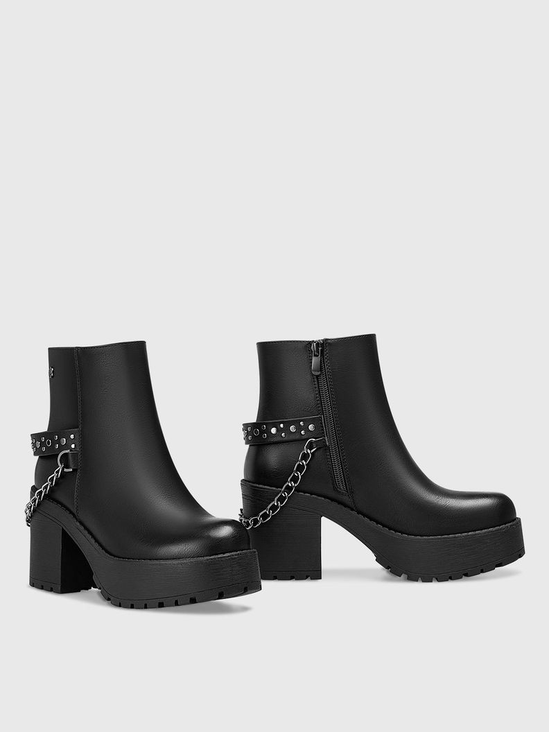 Botin Mujer Cayetana Negro Weide-4