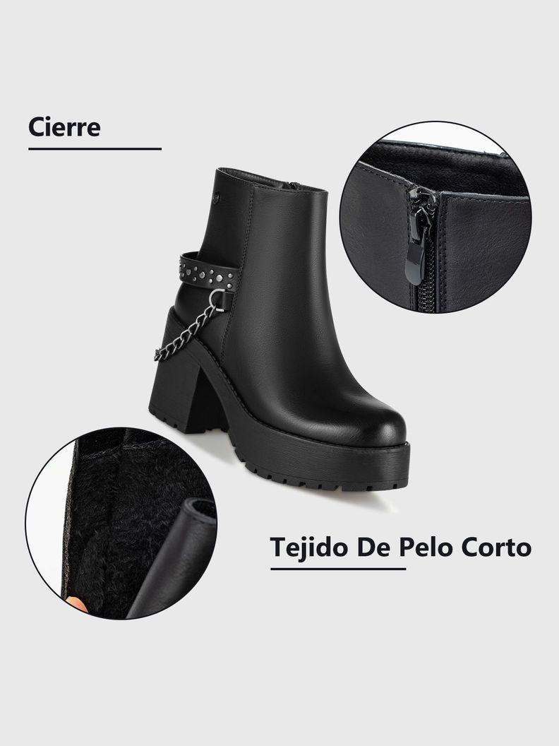 Botin Mujer Cayetana Negro Weide-6