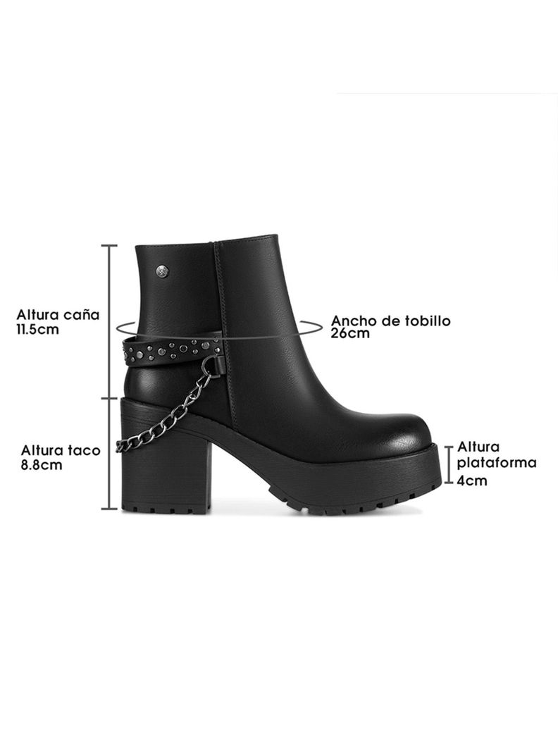 Botin Mujer Cayetana Negro Weide-5