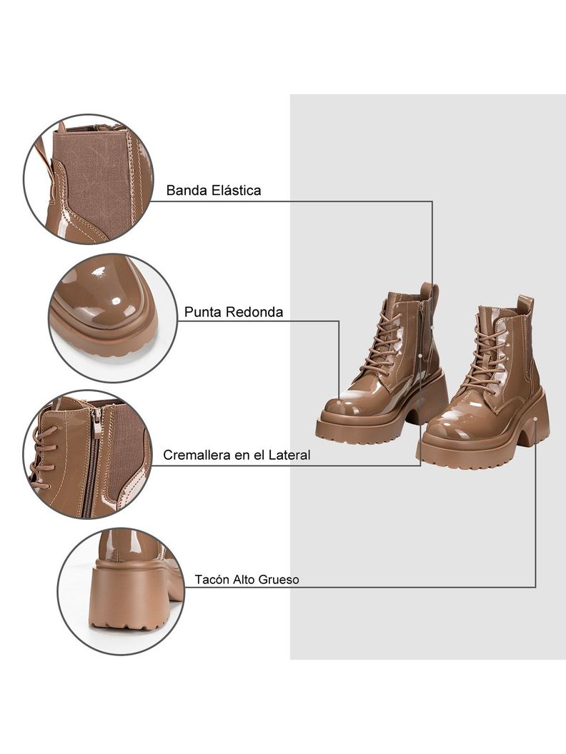 Botin Caqui Casual Weide DH67-6