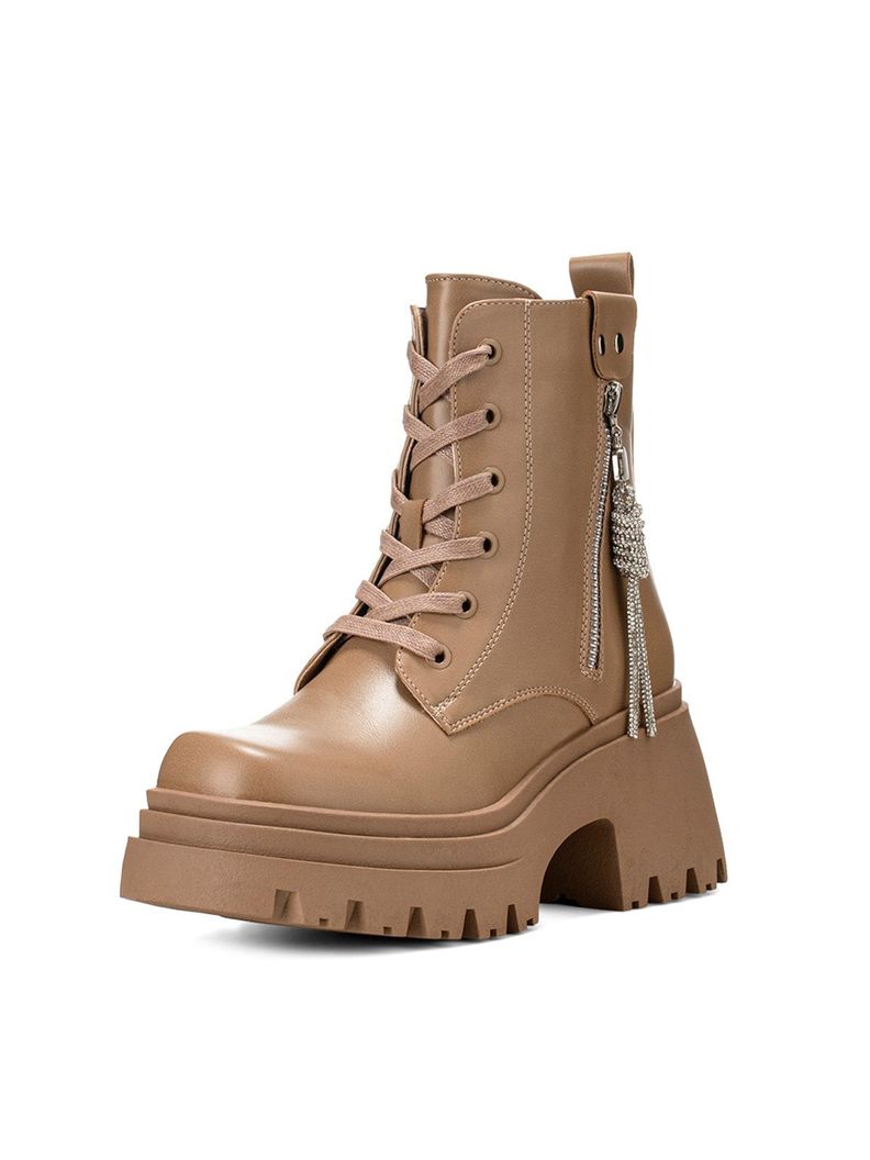 Botin Caqui Casual Mujer Weide DH69-0