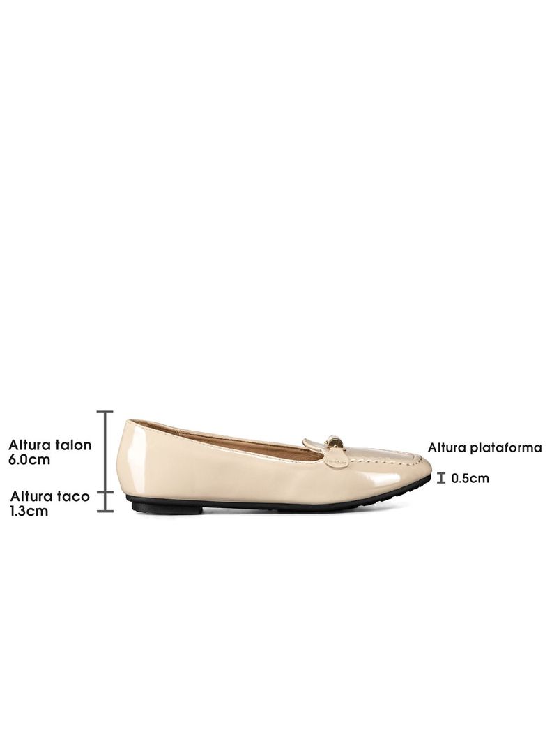 Mocasin Casual Mujer Vintage Charol Plano Weide YOU509-3