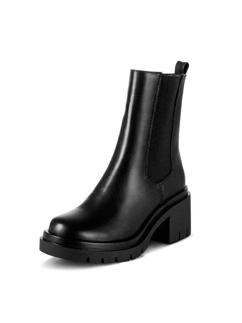 Botin Mujer Clara Negro Weide-0