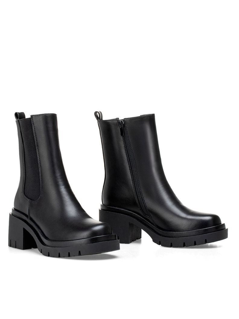 Botin Mujer Clara Negro Weide-4