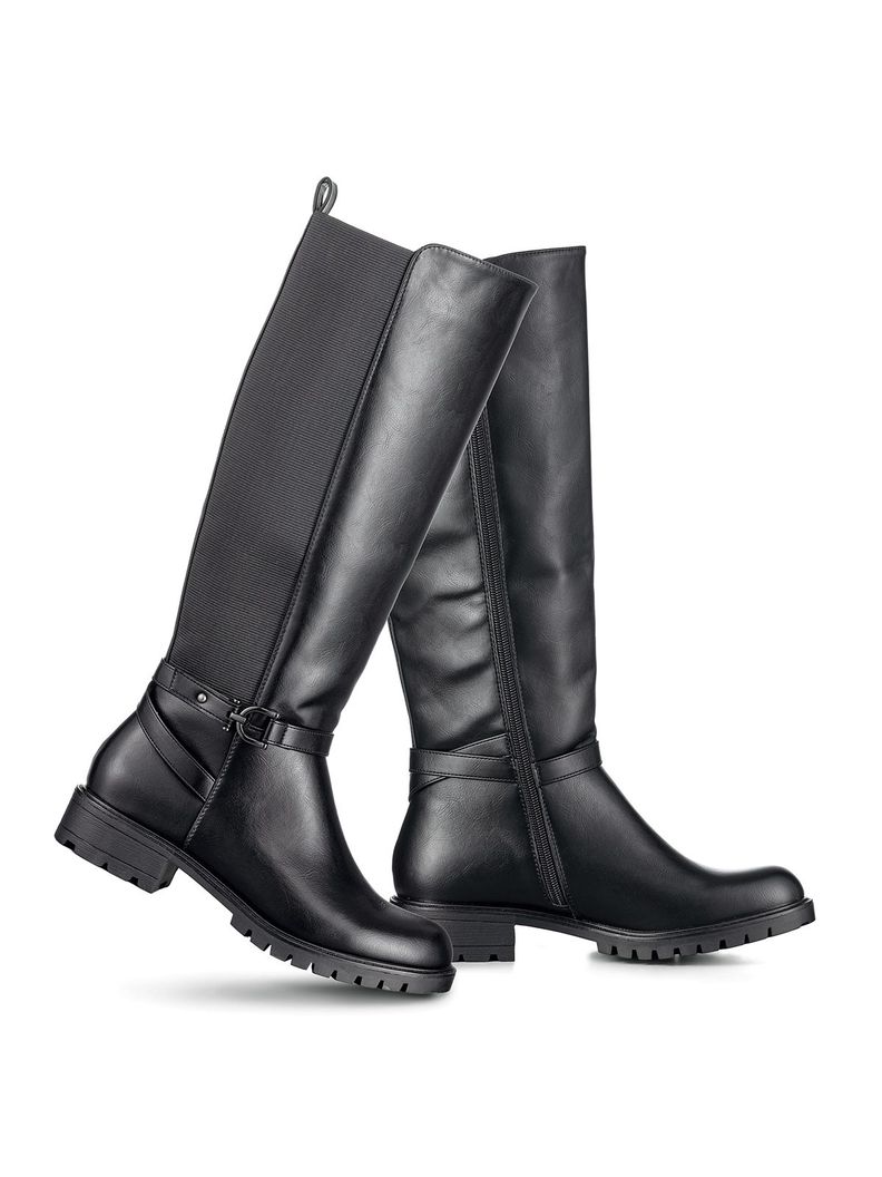Bota Casual Mujer Vintage Moda Eco Cuero Comodo Weide QBM13-4
