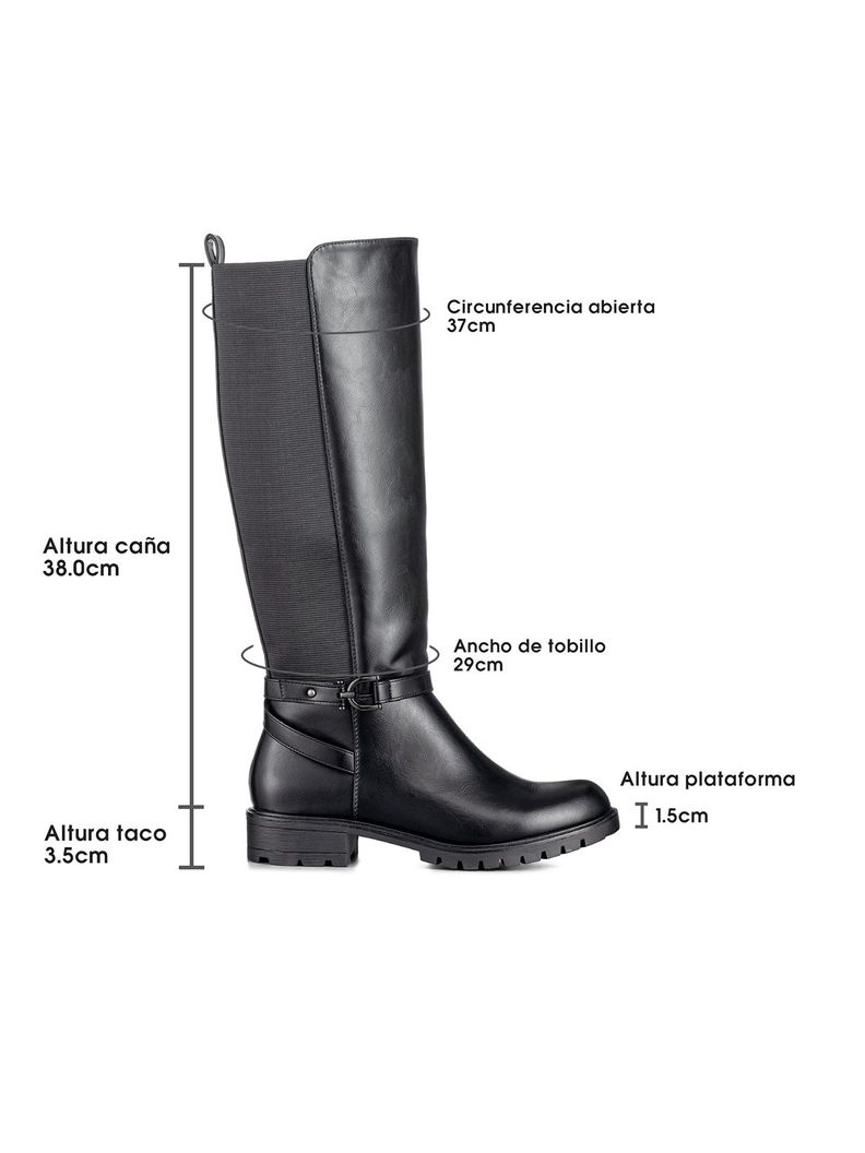 Bota Casual Mujer Vintage Moda Eco Cuero Comodo Weide QBM13-5