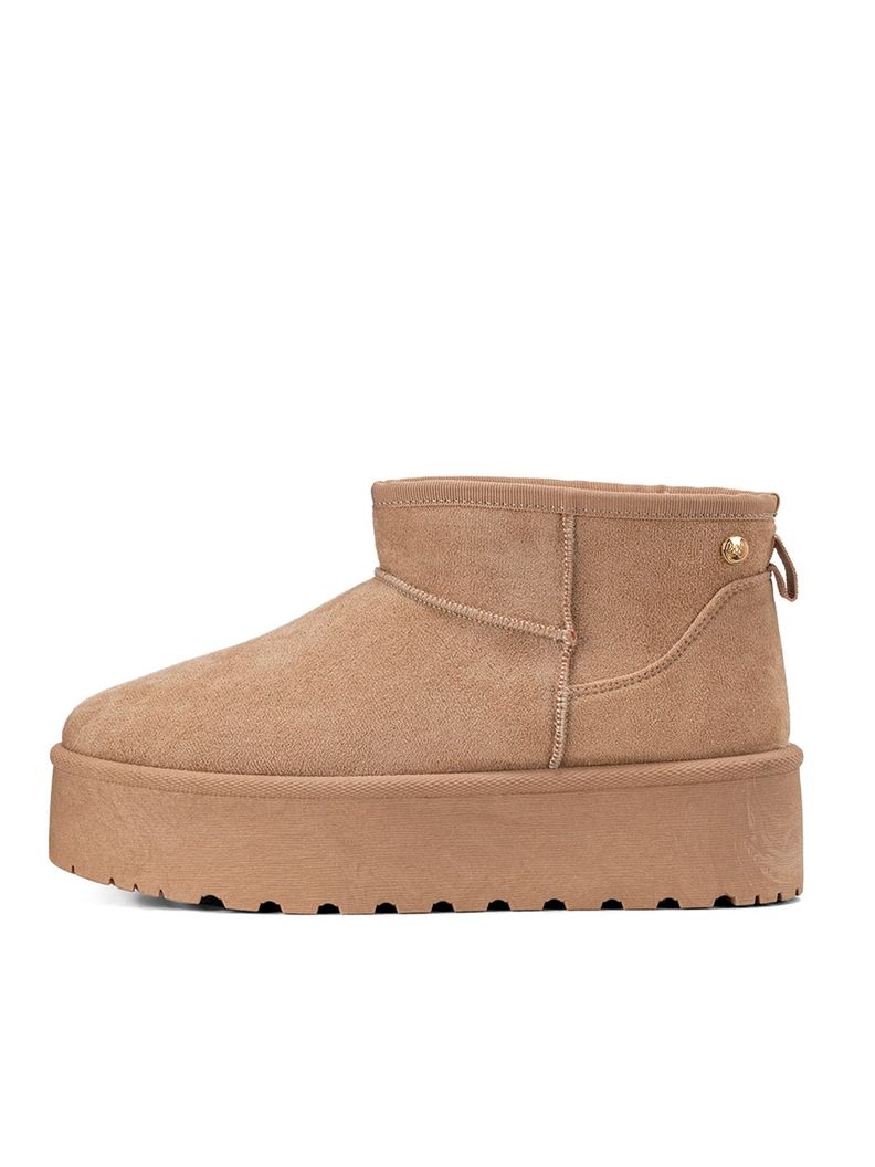 Botin Caqui Casual Mujer Weide LT123-2
