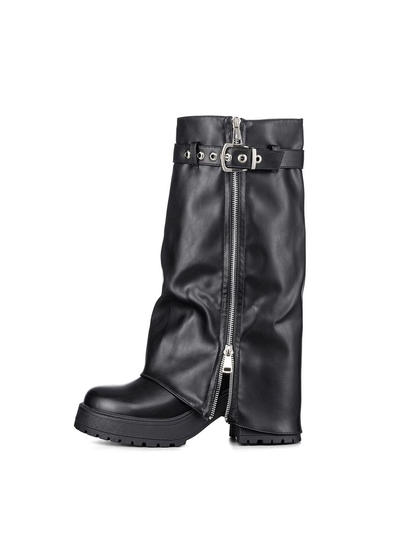 Botas Largas Mujer De Moda Eco Cuero Vintage Weide CZY603-1