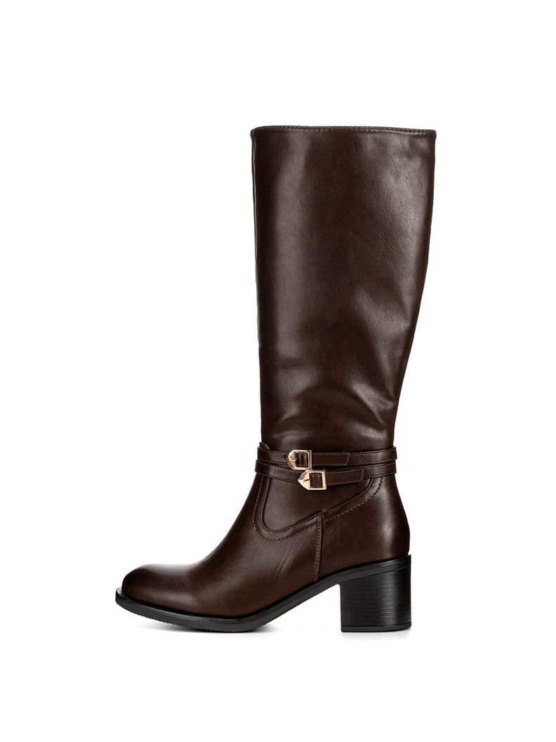Bota Marron Casual Mujer Weide CZY582-2