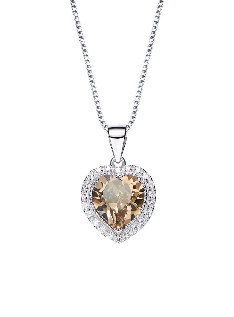 Collar my heart cristal ocre-0