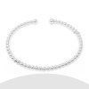 Pulsera rígida de bolitas plata 925-1