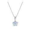 Colgante plata 925 Flor con Cristales de Swarovski®-1