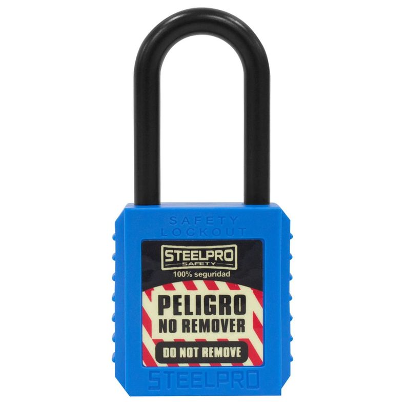Candado Steelpro Dielectrico Azul-0