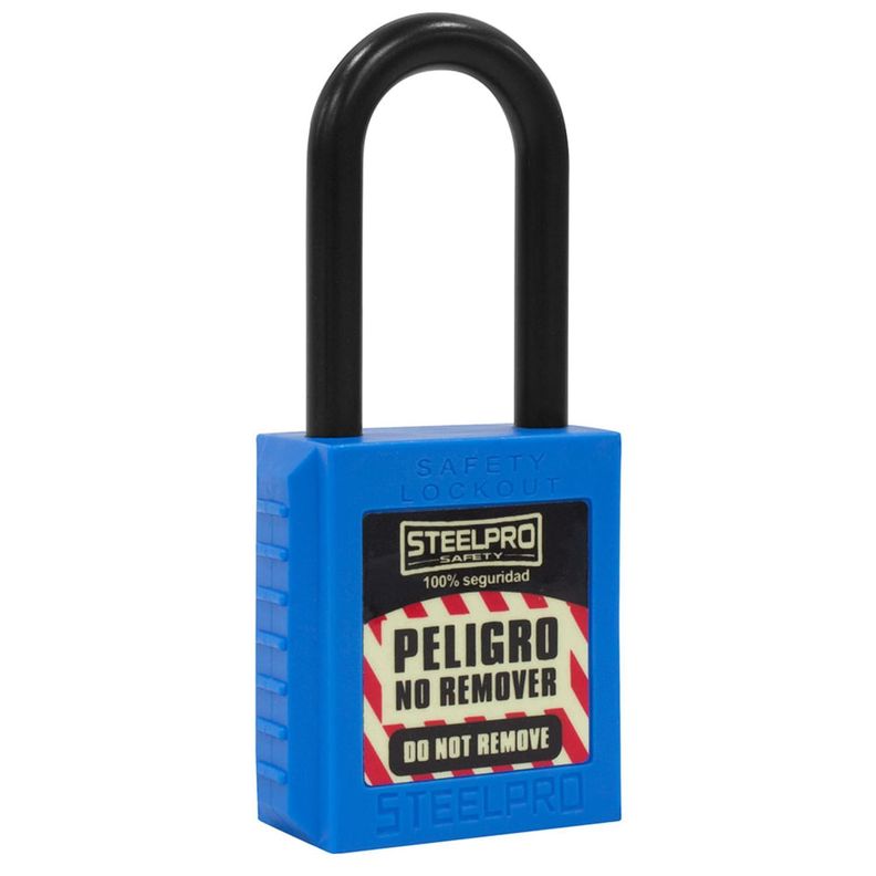 Candado Steelpro Dielectrico Azul-1