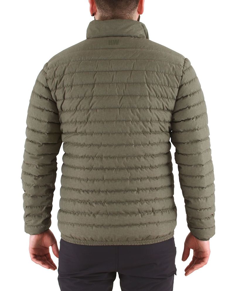 Parka Pluma Hw Goose Reversible Negro/Verde Oliva-1