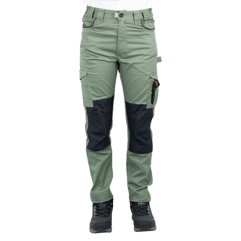 PANTALON CARGO HW DAKOTA SPANDEX MUJER VERDE OLIVA