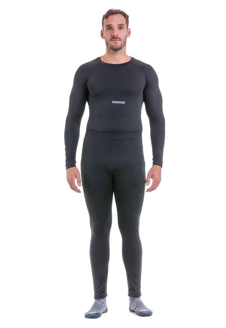Conjunto Primera Capa Hw Patagonia Spandex Negro-0