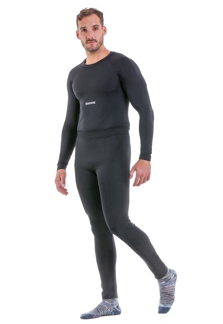 Conjunto Primera Capa Hw Patagonia Spandex Negro-1
