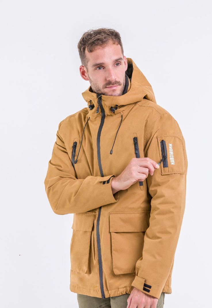 Parka Impermeable HW Vail Camel-1