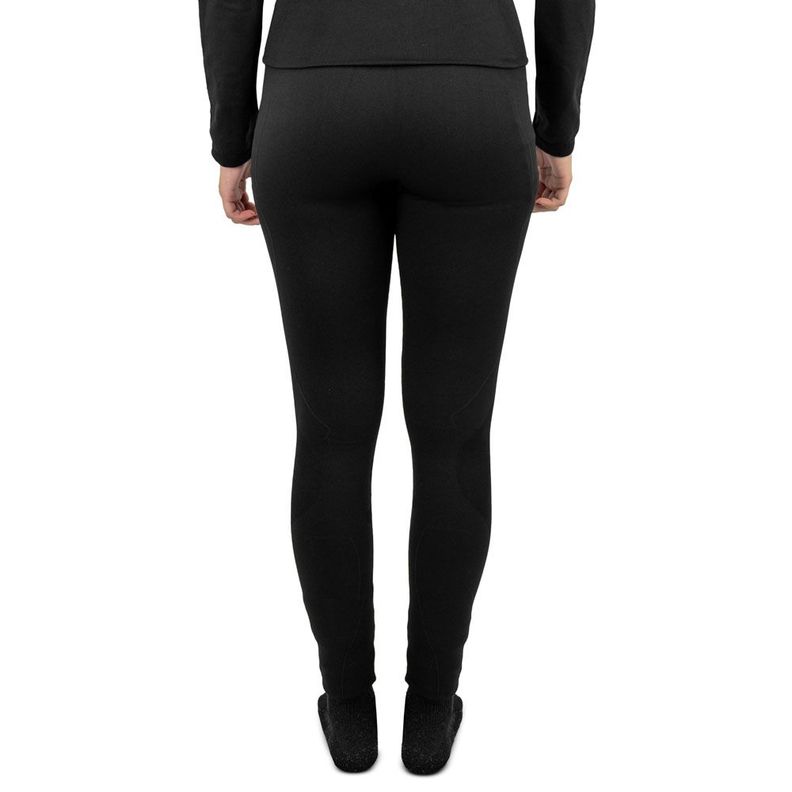 Primera capa HW Patagonia Spandex Negro Pantalon Mujer-4