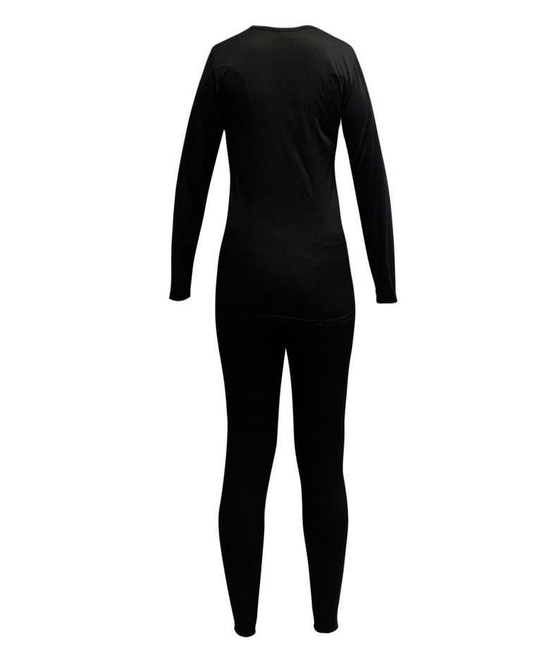 Conjunto Primera Capa Poliester Hw Cooldry Mujer Black-1