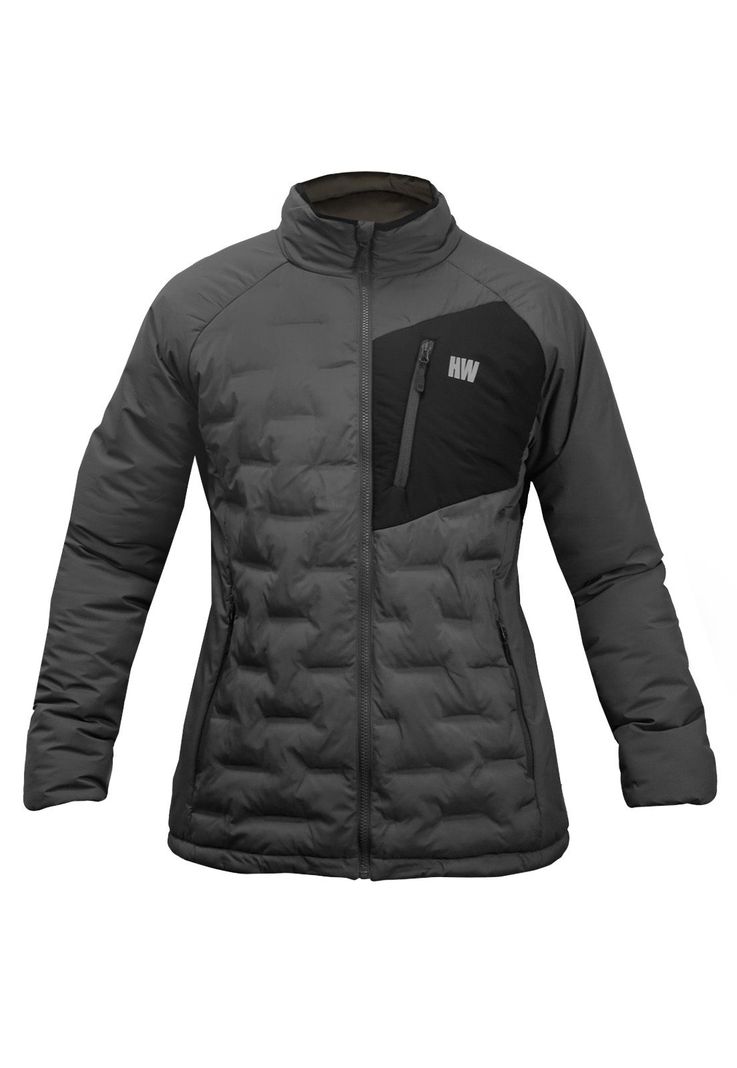 Parka Insulada HW Explorer Sin Gorro Mujer Carbon Grey-0