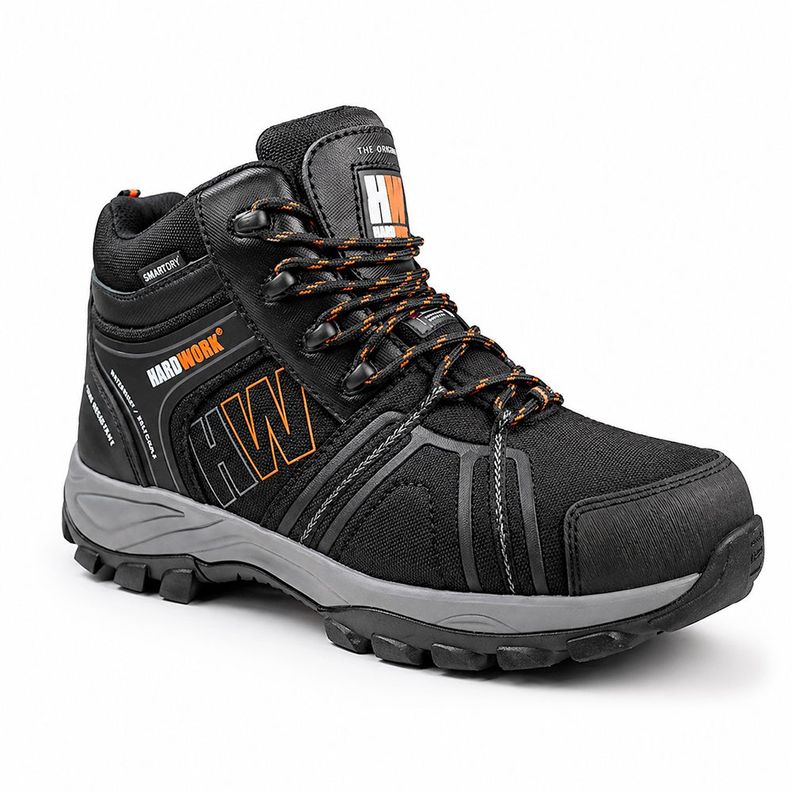 Calzado de Seguridad HW Bering Low Black Negro 34