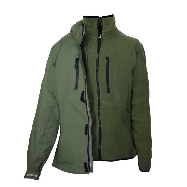 Parka Desmontable HW Reno 3 en 1 Mujer Verde Oliva-3