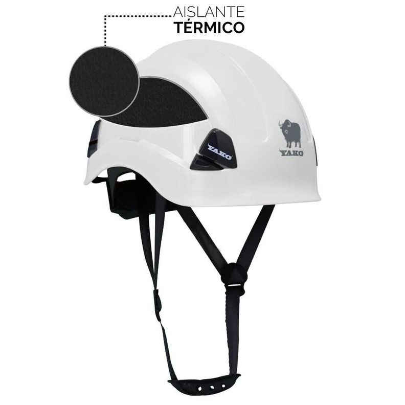 Casco Yako Steelpro Blanco-0