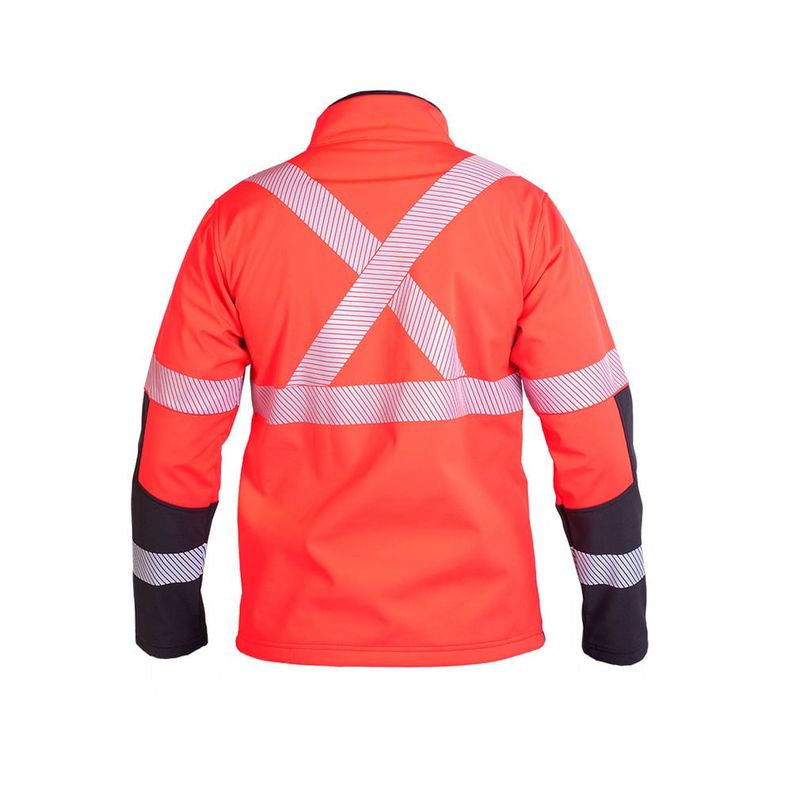Chaqueta Softshell Hw Oklan Rojo Fluor-1