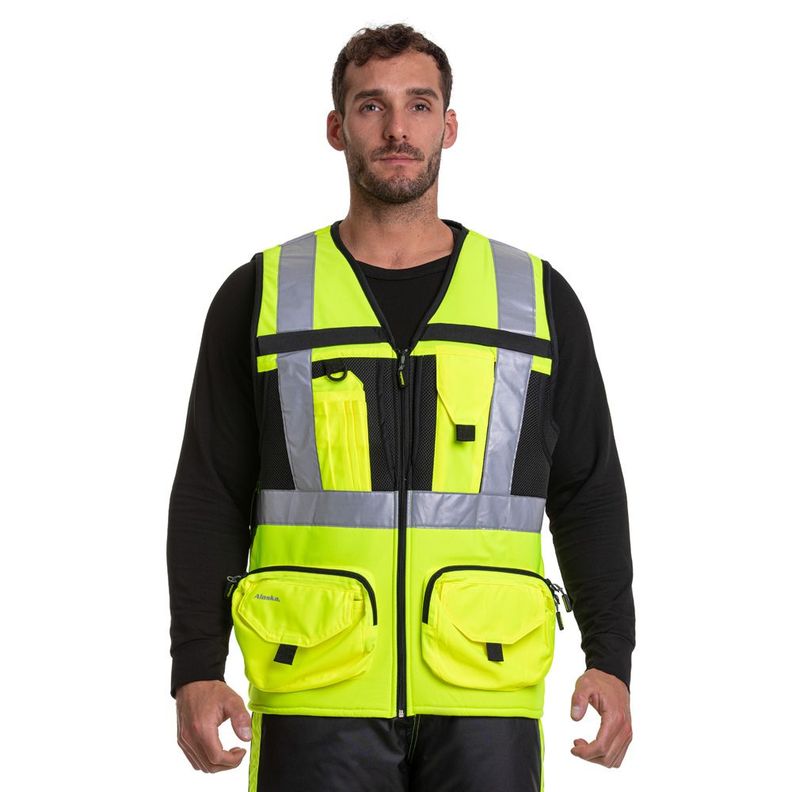 CHALECO GEOLOGO ALASKA XPERT HOMBRE AMARILLO-0