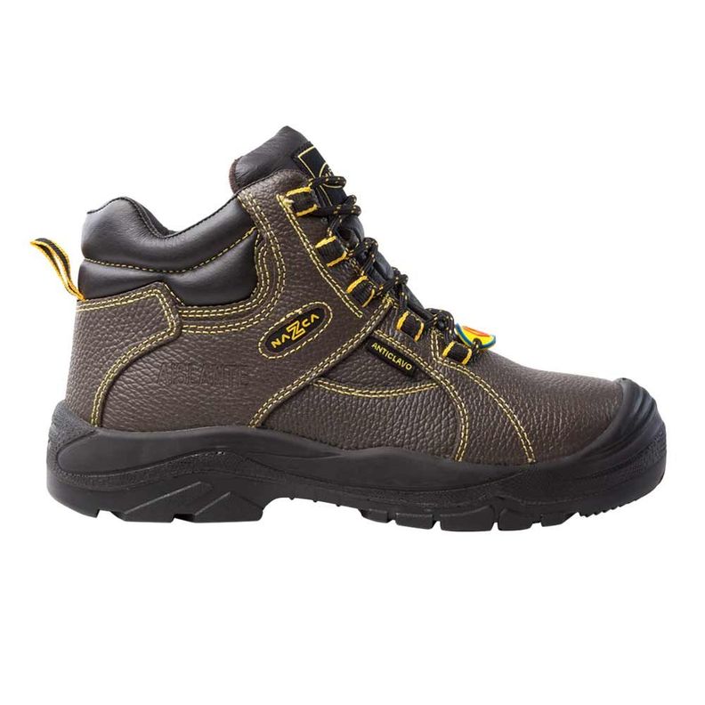 ZAPATO SEGURIDAD NAZCA BOTIN PALIO CAFÉ PU NU 410-0