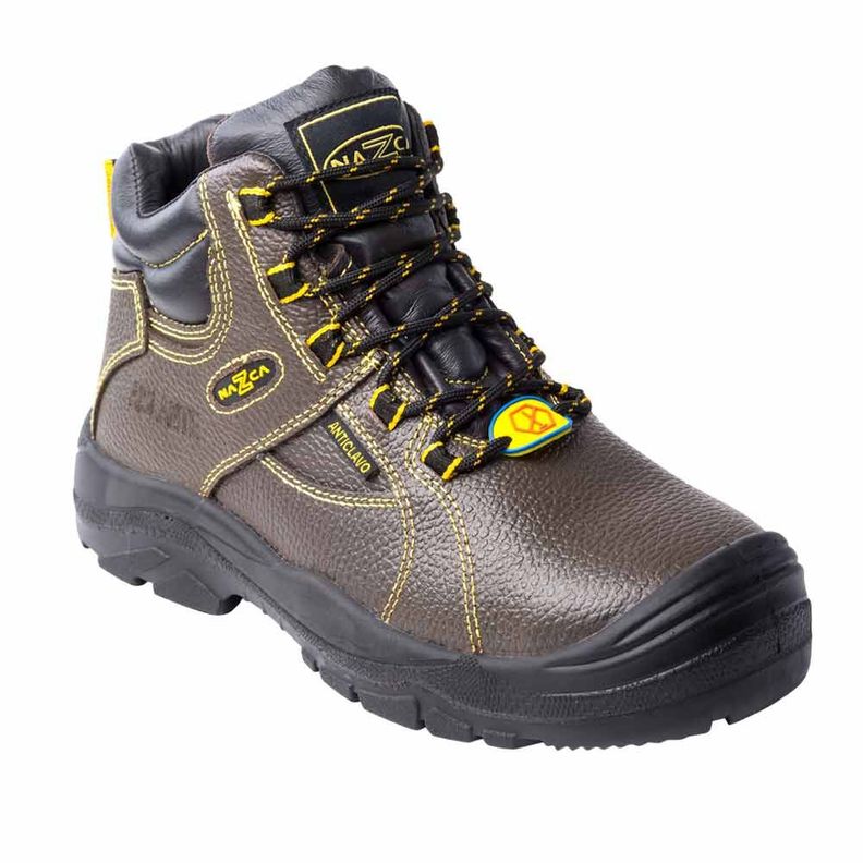 ZAPATO SEGURIDAD NAZCA BOTIN PALIO CAFÉ PU NU 410-1