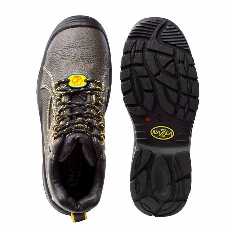 ZAPATO SEGURIDAD NAZCA BOTIN PALIO CAFÉ PU NU 410-3