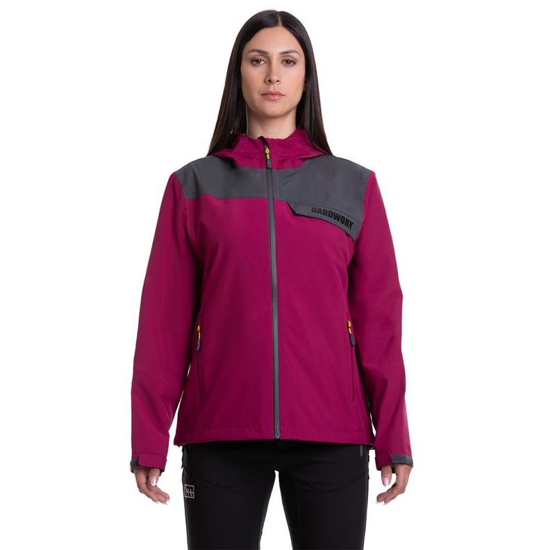 Hardshell Hw Norway Mujer Burdeo-0