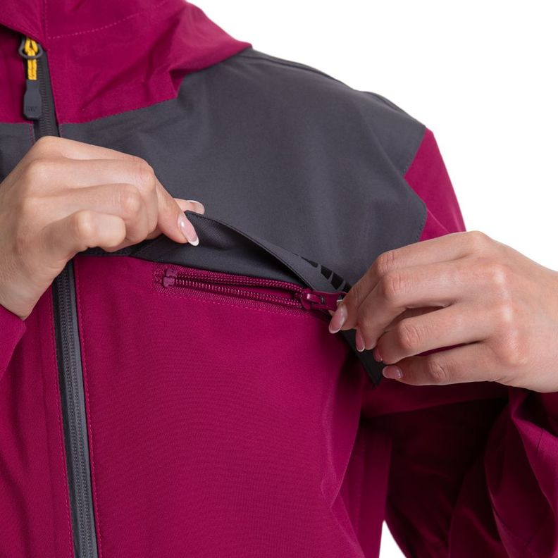 Hardshell Hw Norway Mujer Burdeo-5