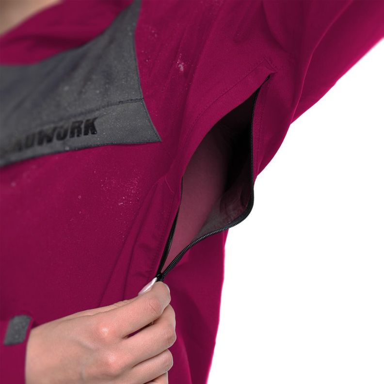 Hardshell Hw Norway Mujer Burdeo-7