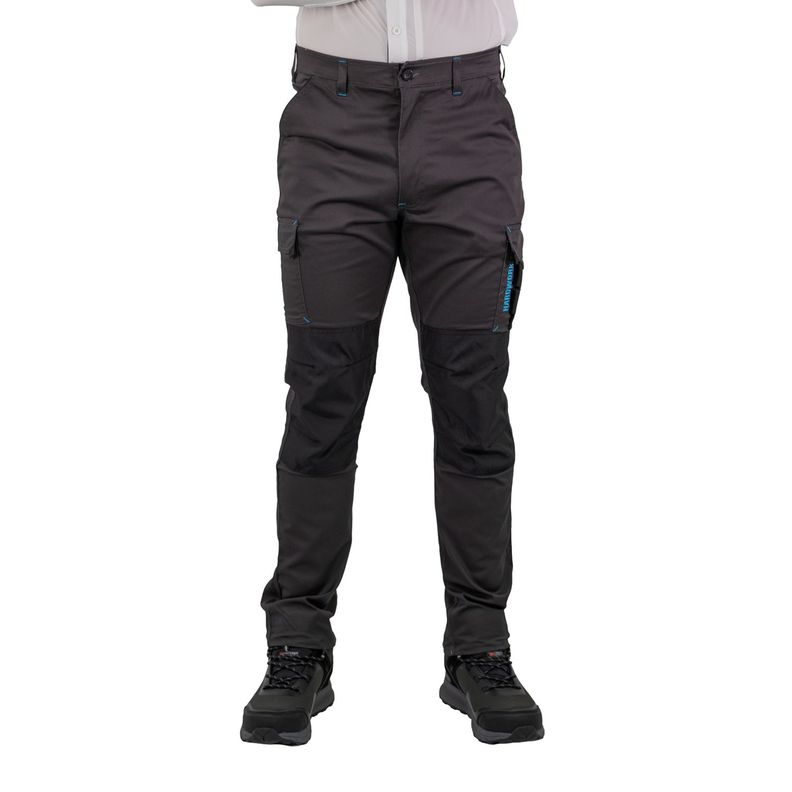 PANTALON CARGO HW DAKOTA SPANDEX CARBON GREY