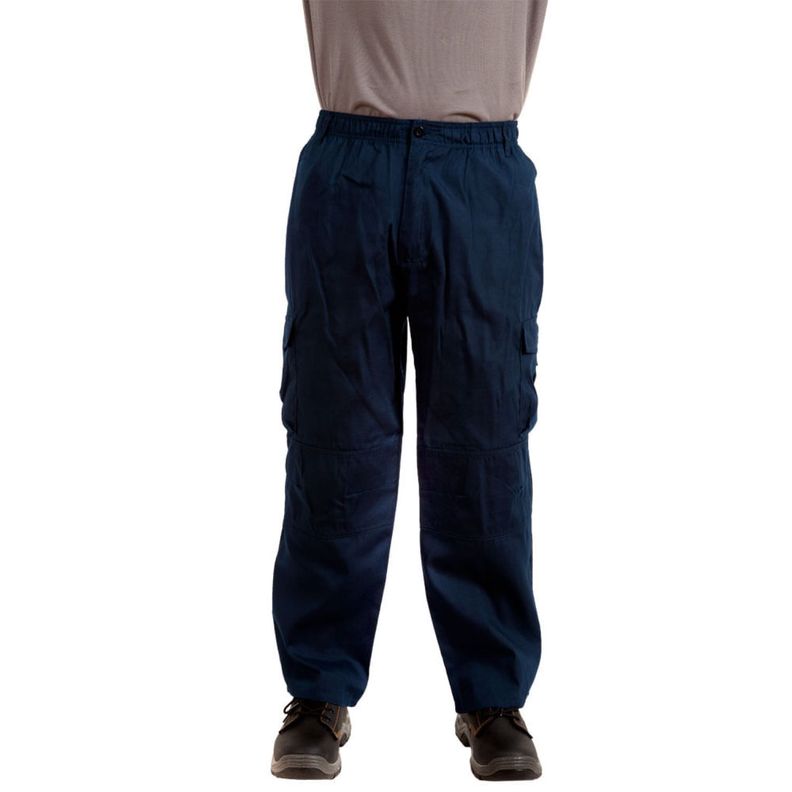 Pantalón Poplin Azul-0