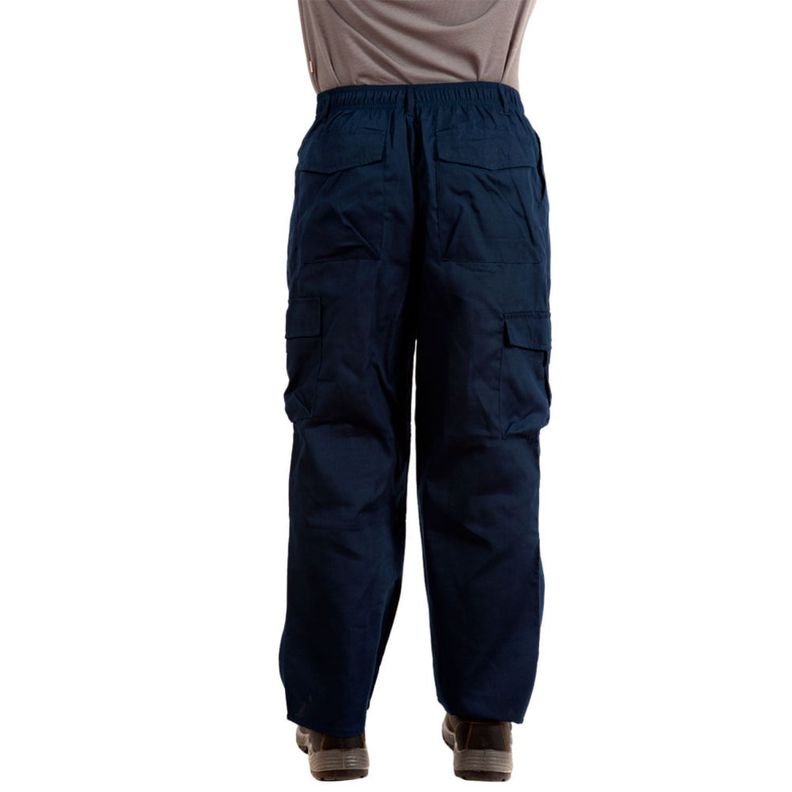 Pantalón Poplin Azul-1