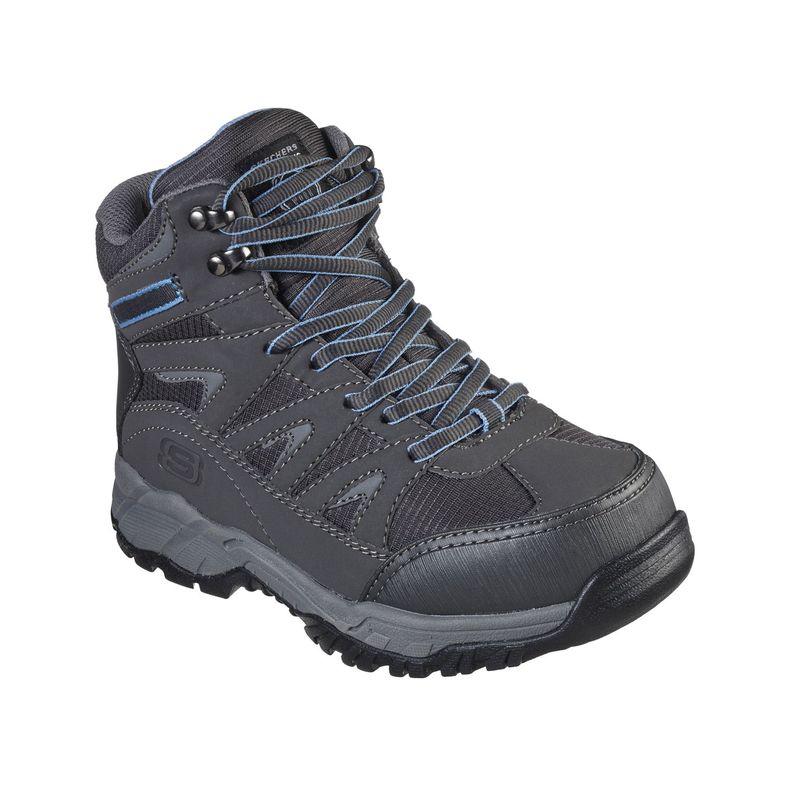 Zapatilla Skechers Work Pomeria Gris-1