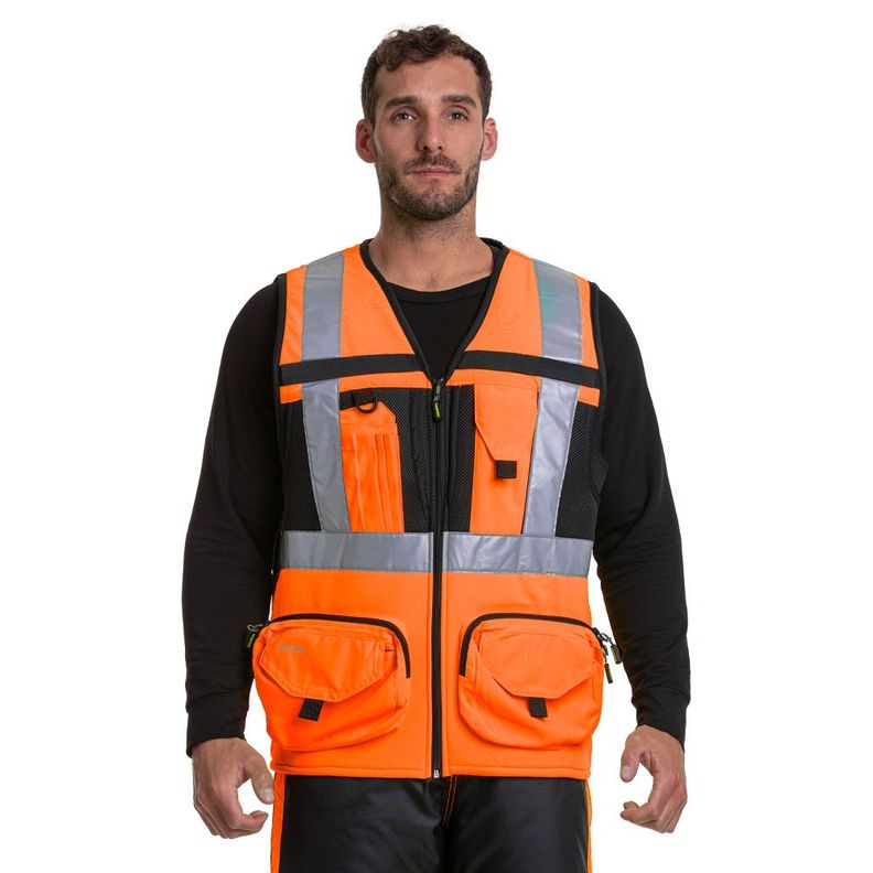 Chaleco Geologo Alaska Xpert Hombre Naranjo-0